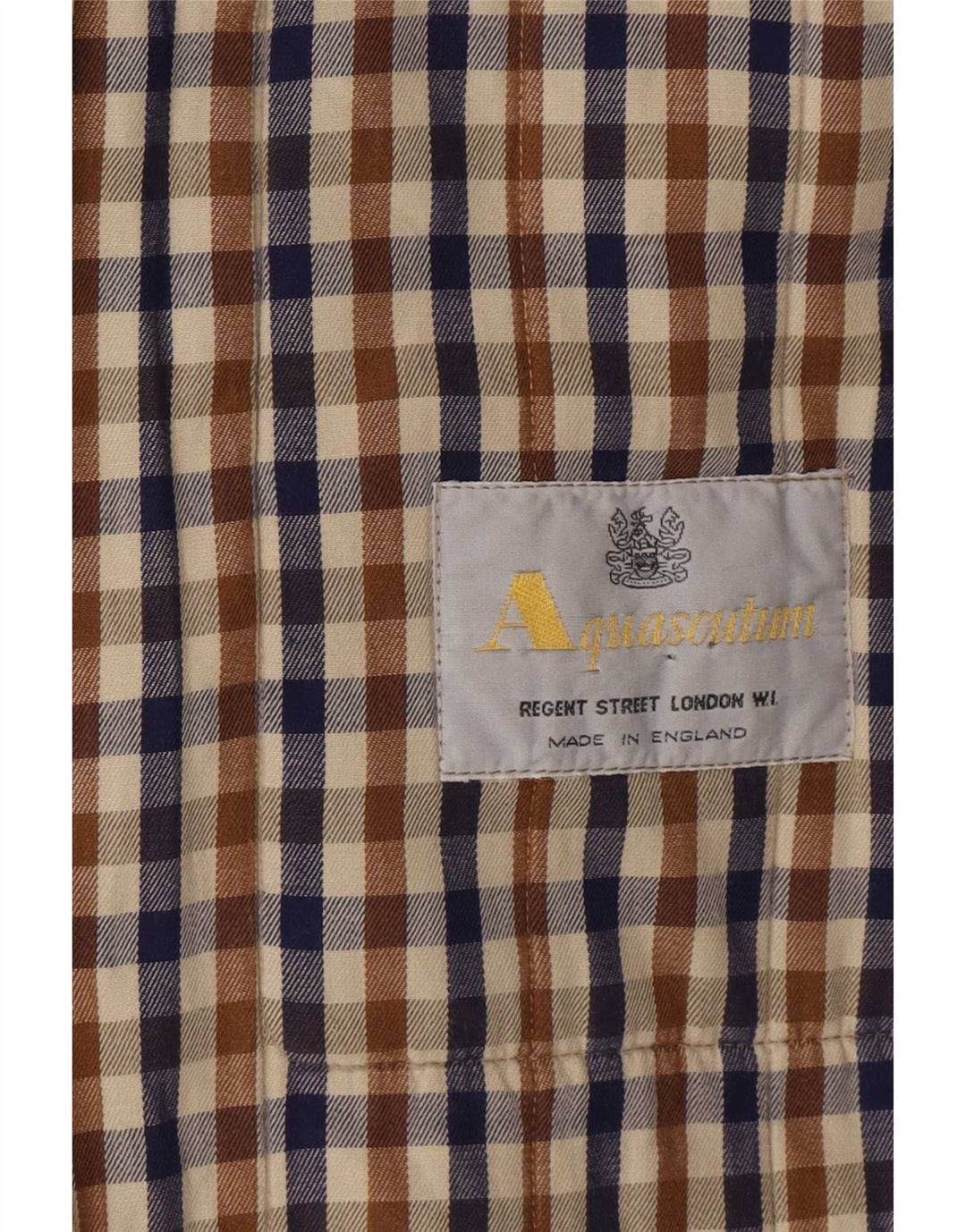 Aquascutum Manteau rembourré surdimensionné pour femme UK 16 Large Beige Polyester
