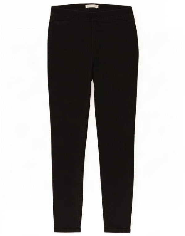 Marks & Spencer Jean Jegging Femme UK 14 Moyen W30 L29 Coton Noir