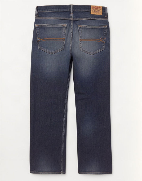 Tommy Hilfiger Jean droit Ryder Regular W33 L30 homme bleu marine en coton