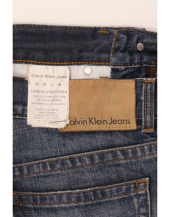 Calvin Klein Jean droit homme W28 L30 bleu coton
