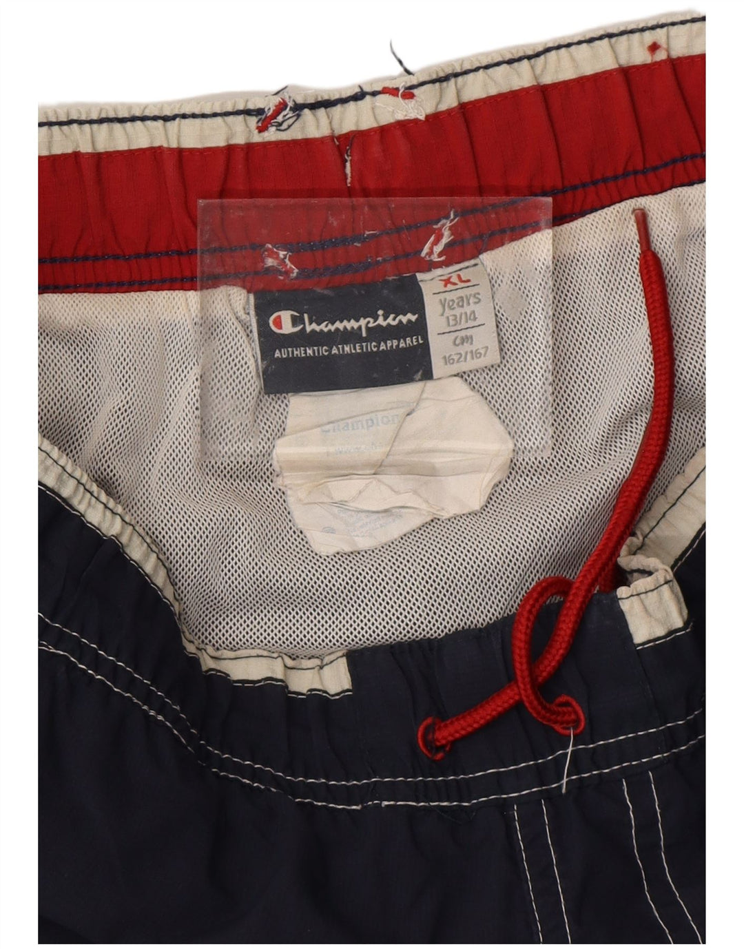 CHAMPION Short de Bain Garçon 13-14 Ans XL Bleu Marine