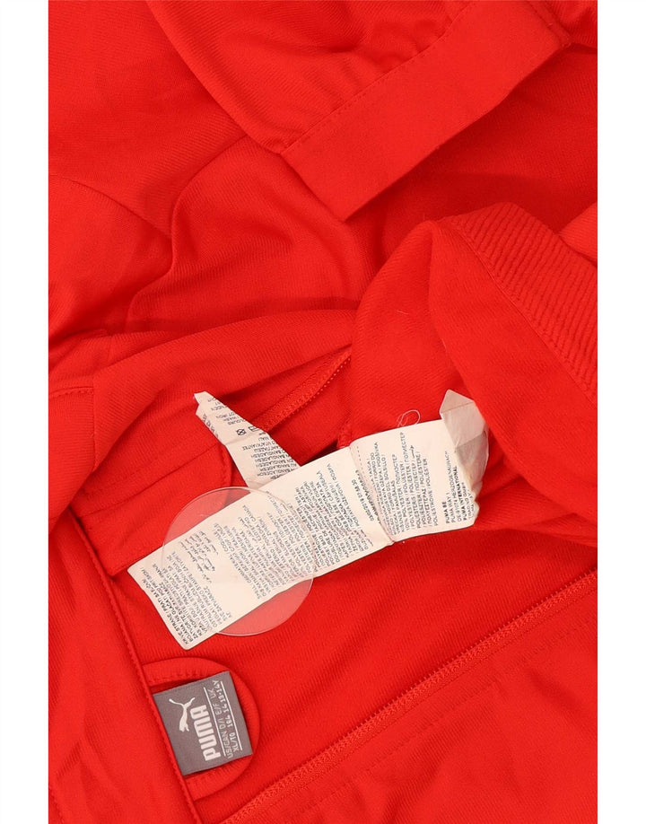 Puma Veste de Survêtement Garçon 13-14 ans Rouge Polyester