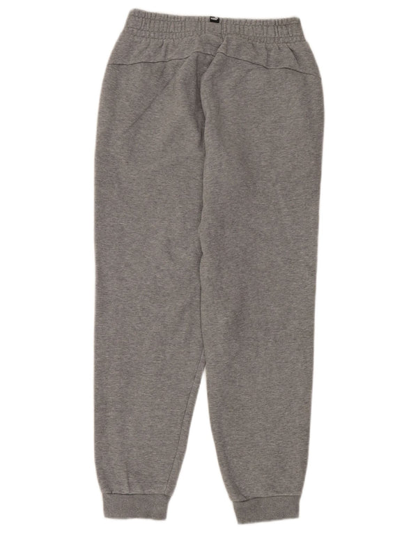 Puma Pantalon de Survêtement Garçon 13-14 ans Gris Moucheté Coton