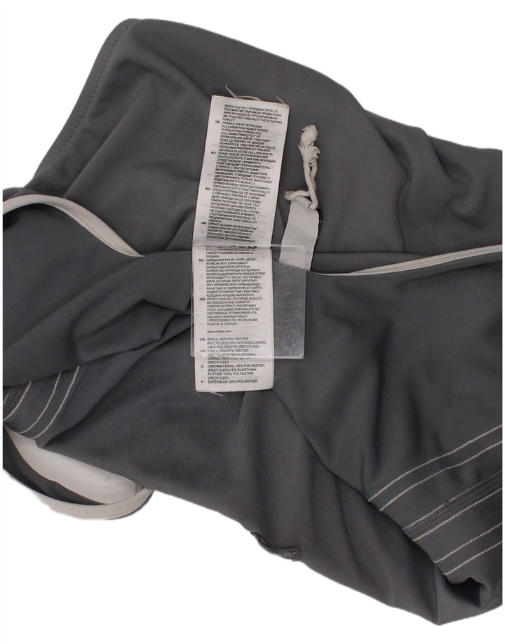 Adidas Maillots de bain pour femmes UK 12 Gris moyen Polyester Sports