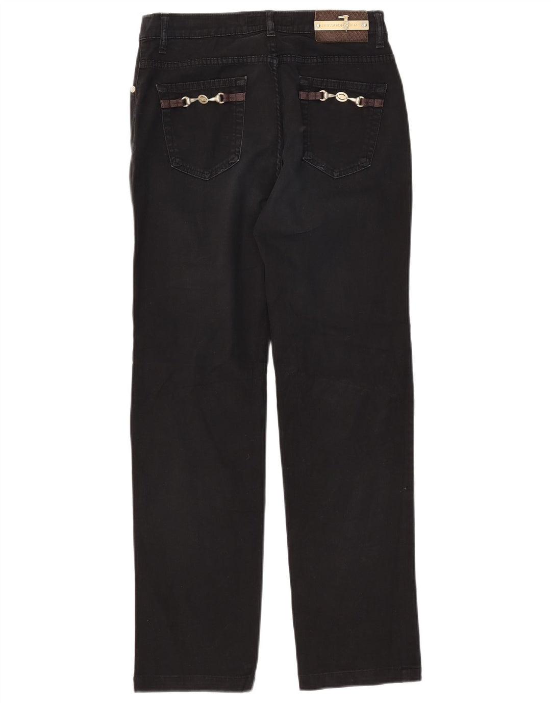 Trussardi Femme Jean Droit W27 L28 Noir