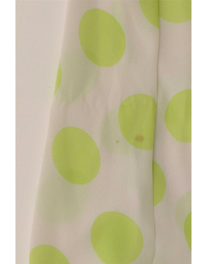 Apart Robe d'été pour femme UK 42 Medium Blanc à pois Polyester