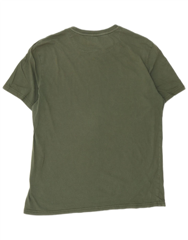 Lyle & Scott T-Shirt Homme Top XL Kaki Coton