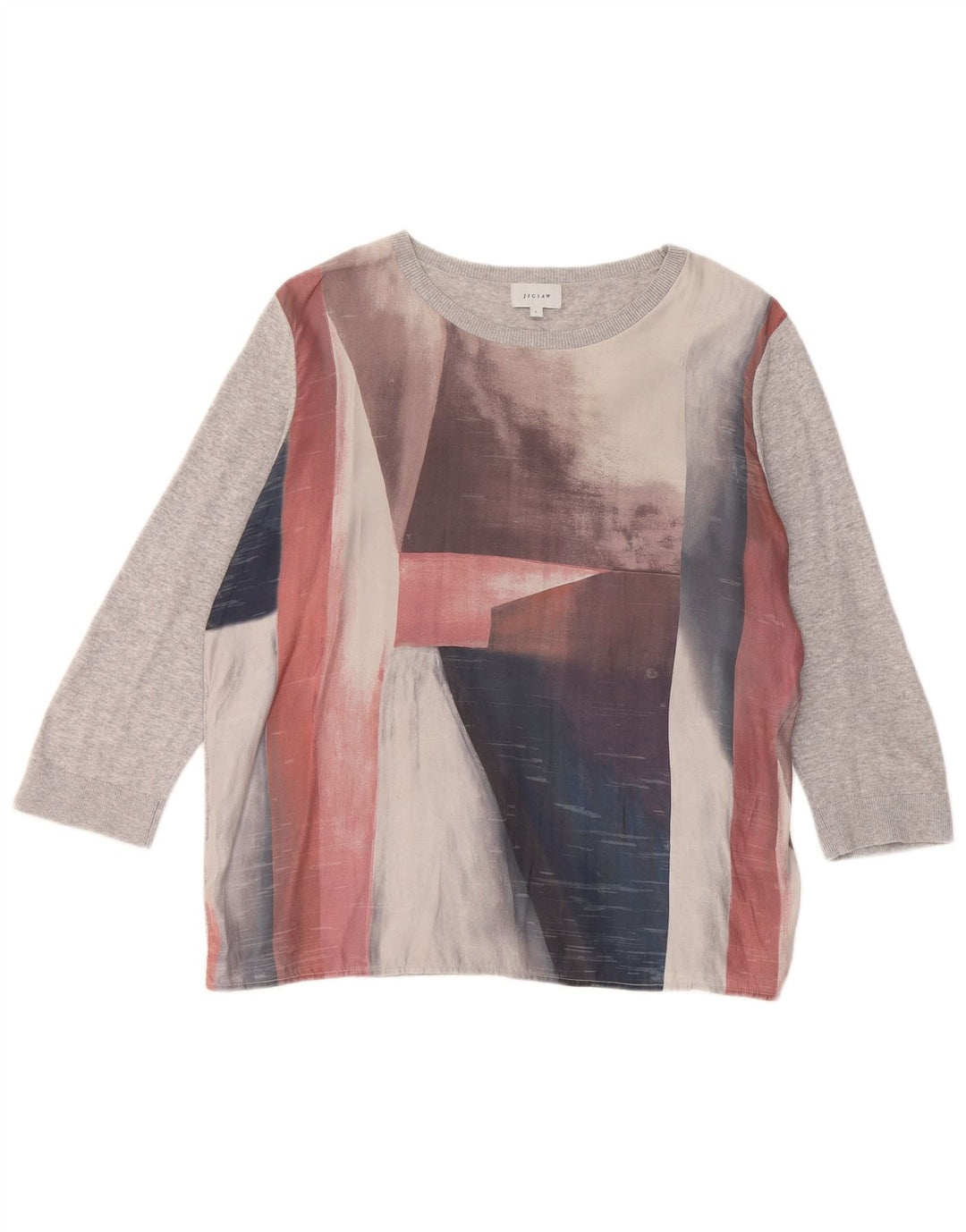 Jigsaw Pull col bateau pour femme UK 16 Large Multicolore