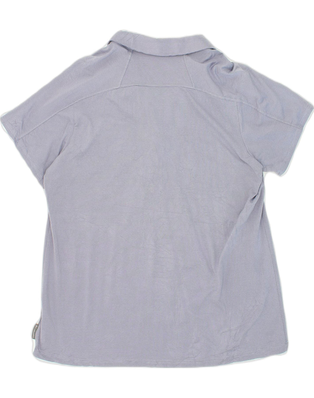 COLUMBIA Womens Polo Shirt UK 18 XL Grey Polyester | Vintage Columbia | Thrift | Second-Hand Columbia | Used Clothing | Messina Hembry 
