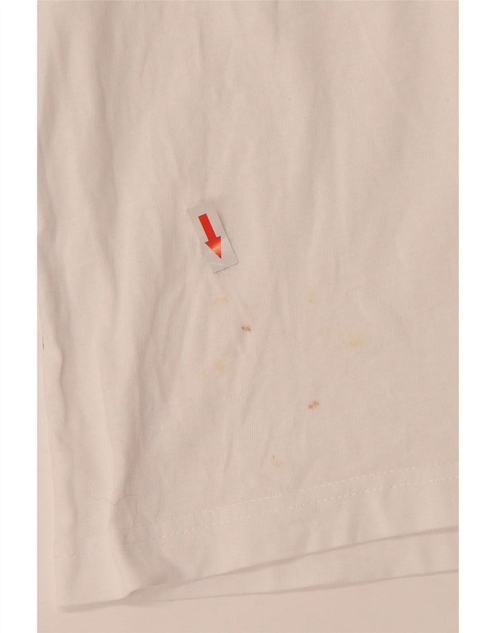 KAPPA T-Shirt Homme Top XL Blanc Coton