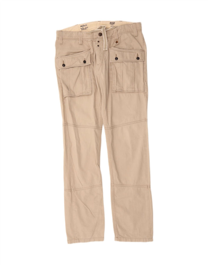 Levi's Pantalon cargo droit W33 L34 Homme Beige Coton