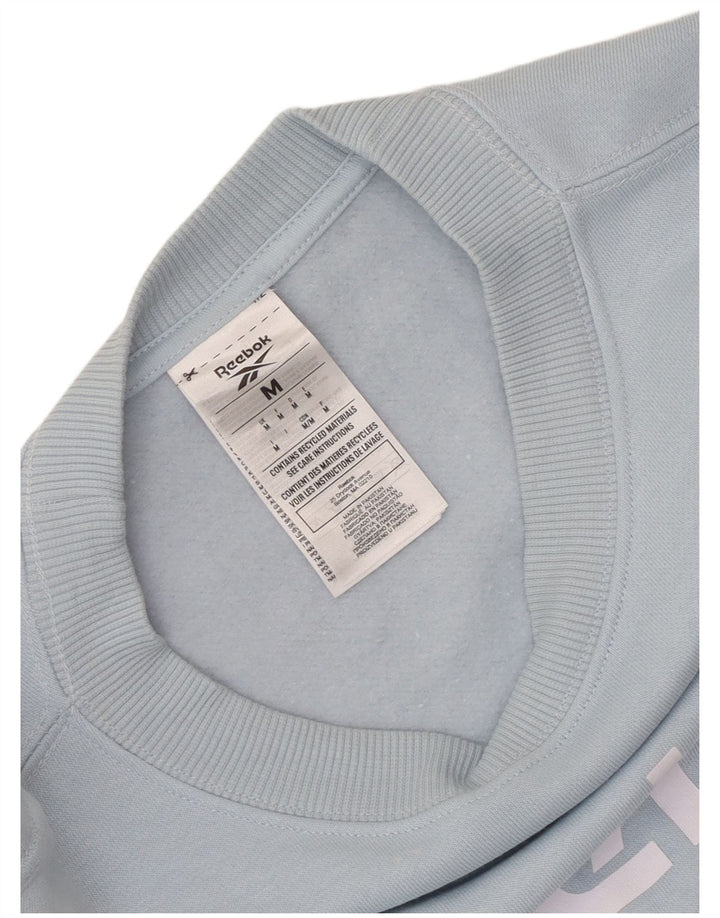 Reebok Pull Graphic Sweatshirt Homme Bleu Moyen Coton