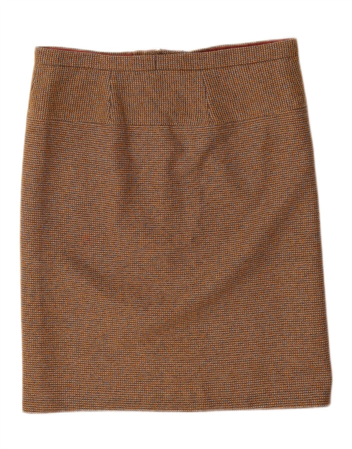 jupe droite femme vintage W34 Grand Marron