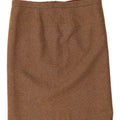jupe droite femme vintage W34 Grand Marron