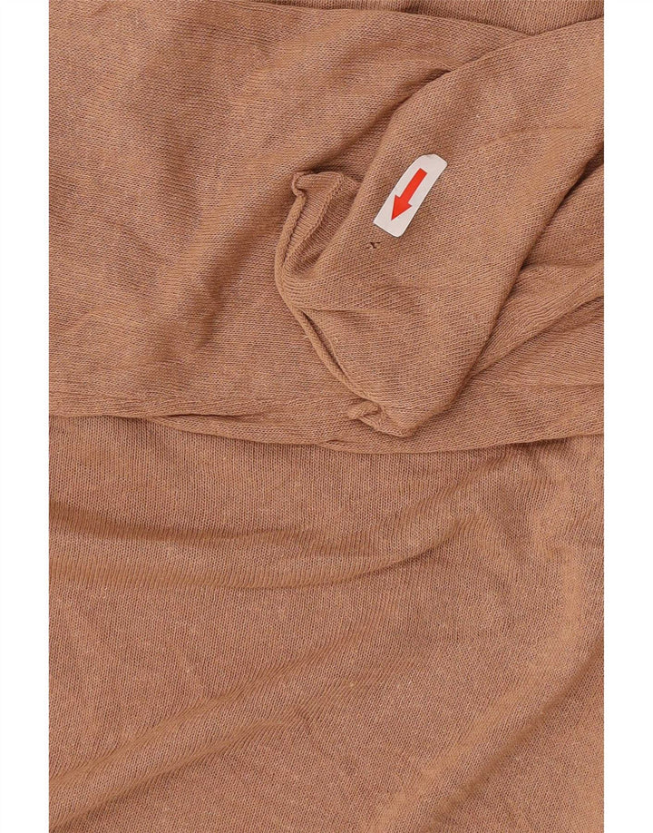 Zara Femme Top Manches Longues UK 14 Beige Moyen