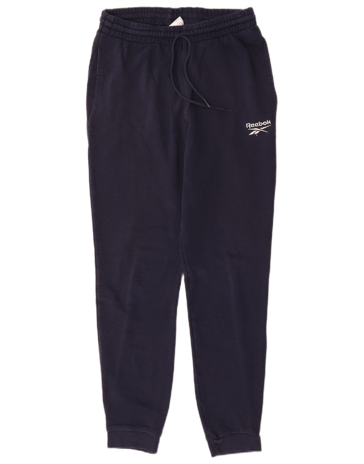 Reebok Pantalon de Survêtement Joggers Homme Bleu Marine Moyen Coton