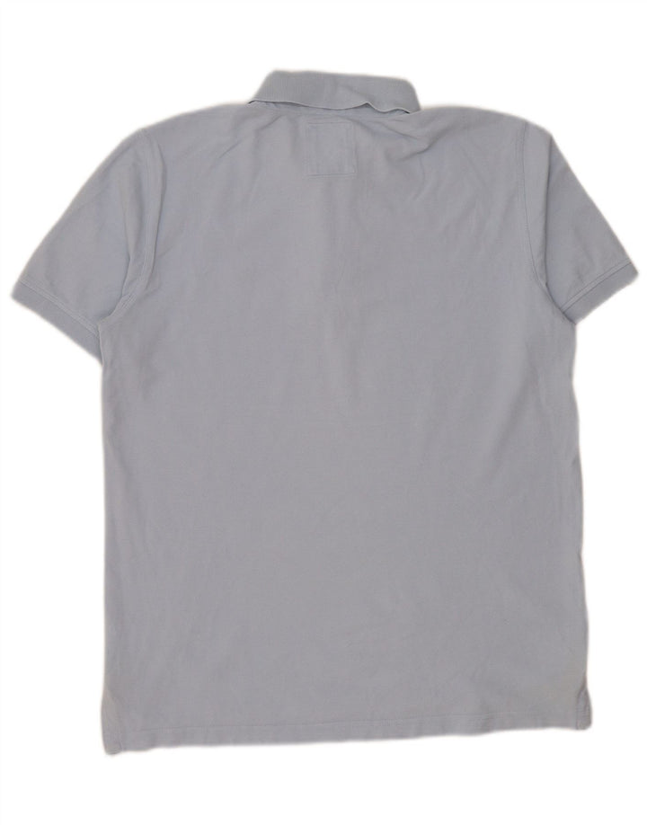 Crew Clothing Polo Homme Bleu Moyen Coton