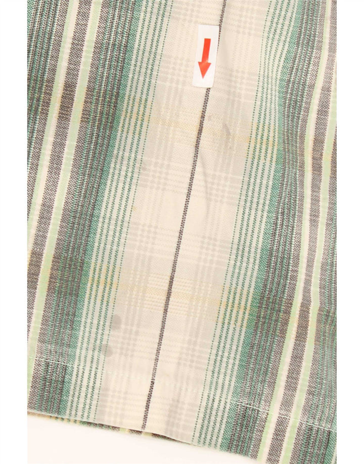 S.Oliver Pantalon Salopette Femme Moyen W32 L29 Vert à Carreaux Coton