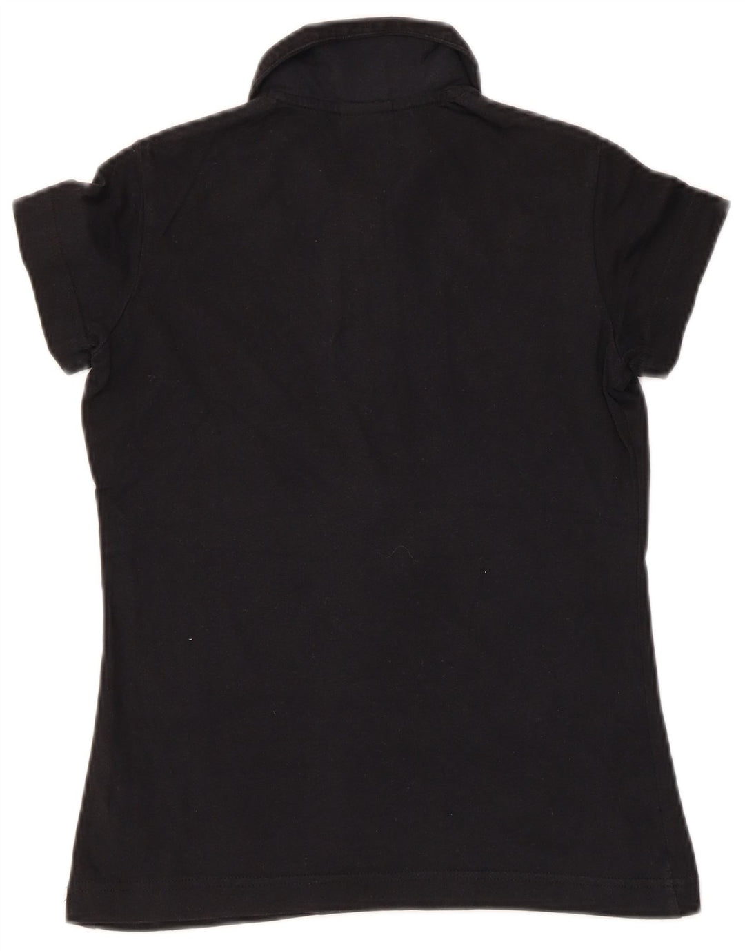 NIKE Polo graphique pour femme UK 8/10 Small Noir