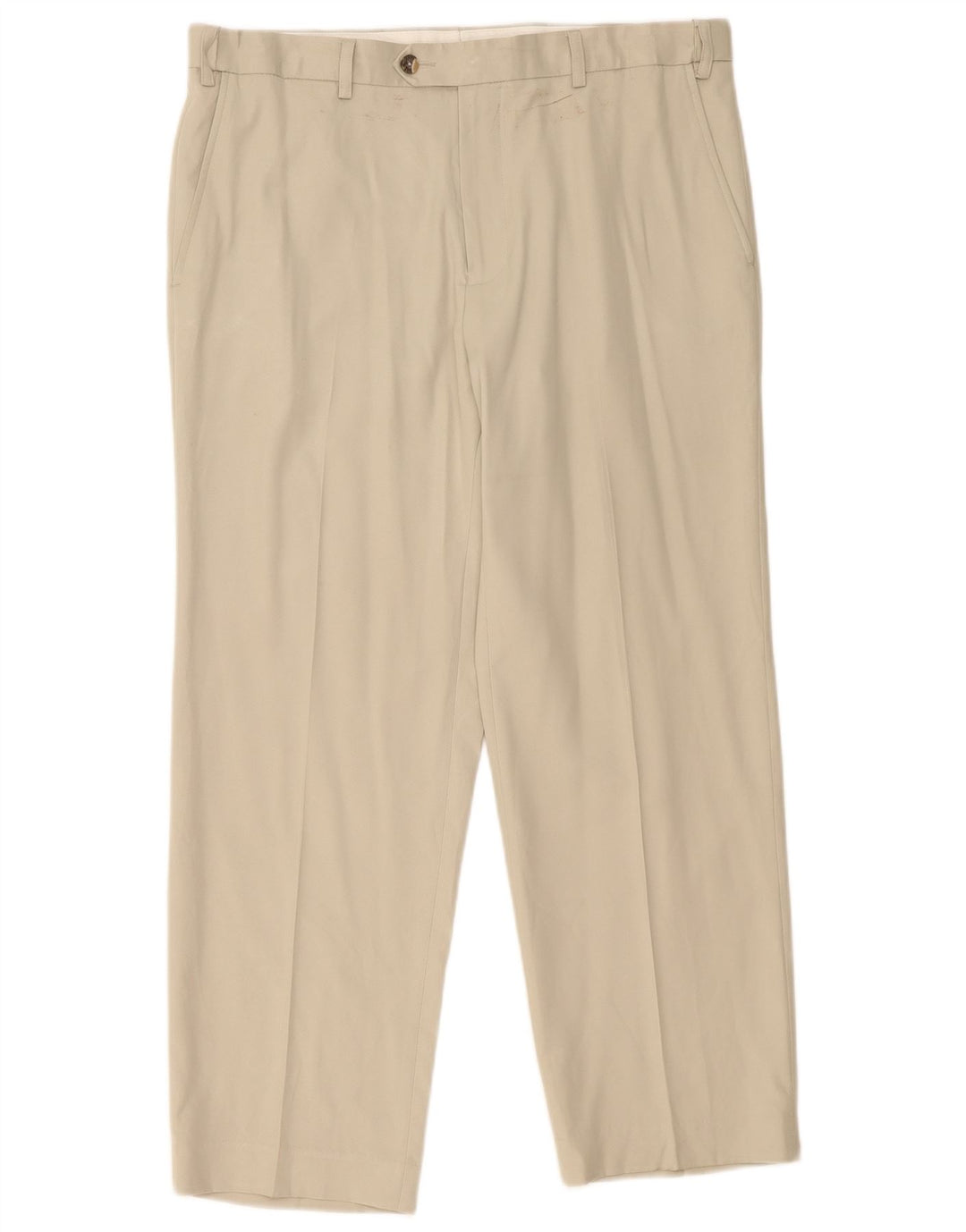 Marks & Spencer Pantalon de costume coupe classique pour homme W36 L29 Beige Polyester