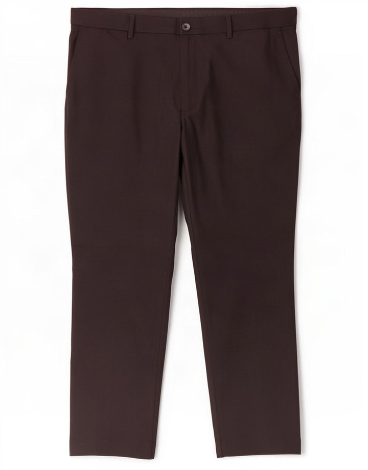 Marks & Spencer Pantalon Chino Slim Homme W40 L29 Noir Polyester