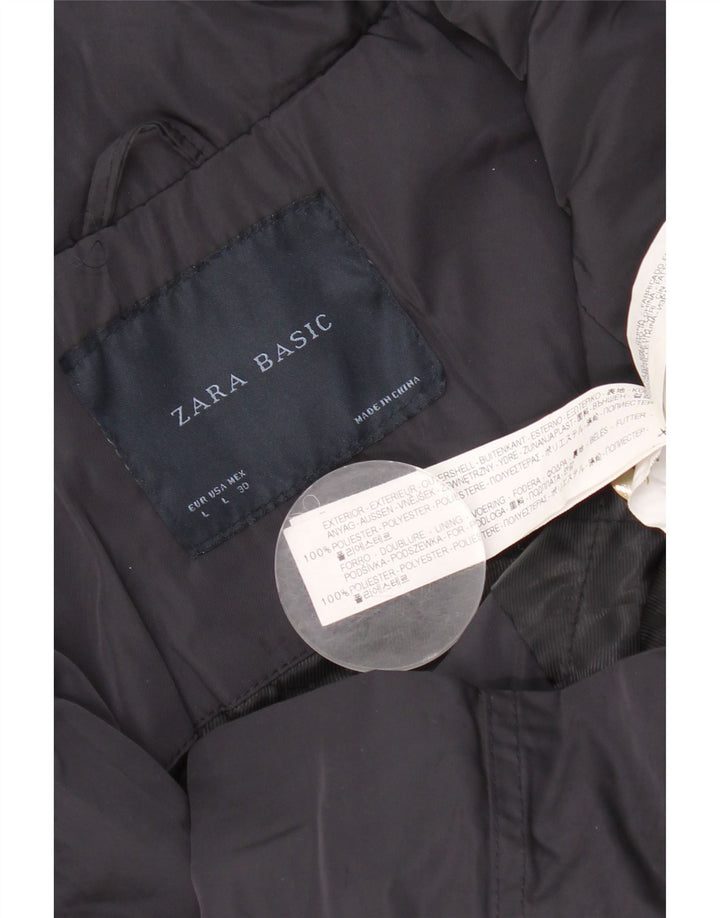 Zara Veste utilitaire pour femme UK 14 Large Bleu Marine Polyester