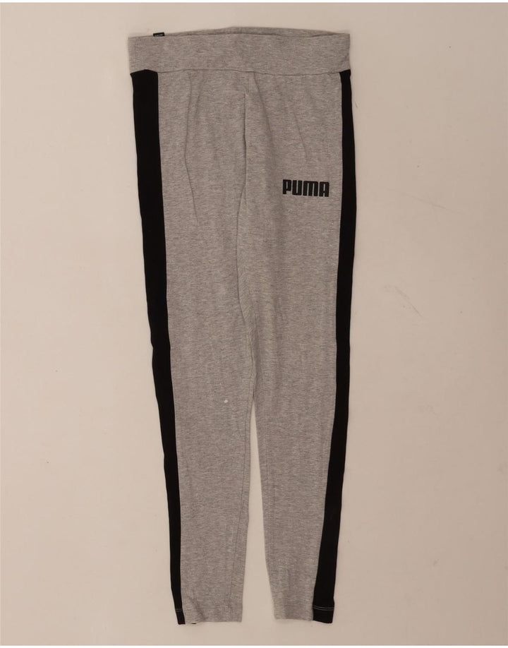 Puma Leggings pour femme UK 44 Gris moyen Colourblock
