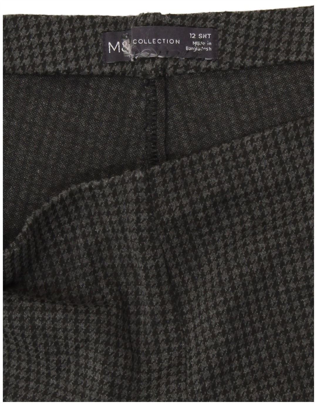 Marks & Spencer Pantalon court pour femme UK 12 Medium W30 L26 Gris