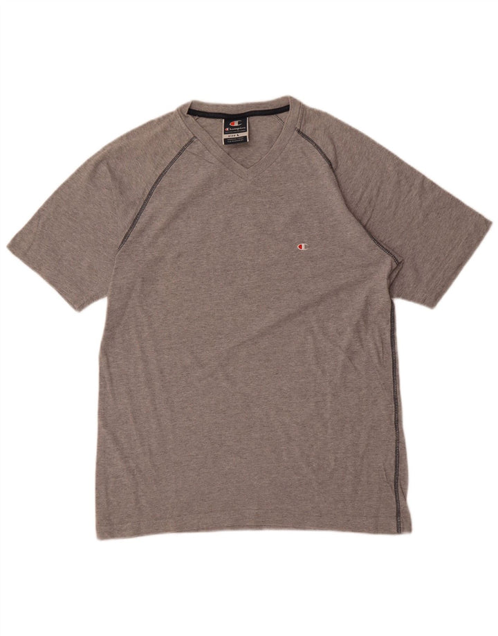 Champion T-Shirt Homme Haut Large Gris Moucheté Coton