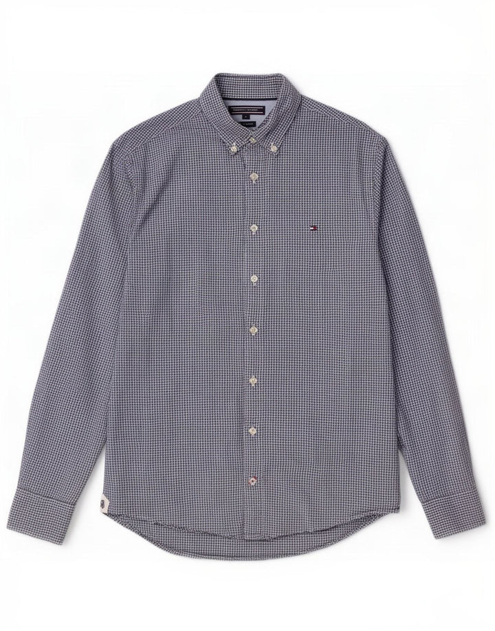 Tommy Hilfiger Chemise Homme Petit Bleu Marine Vichy Coton