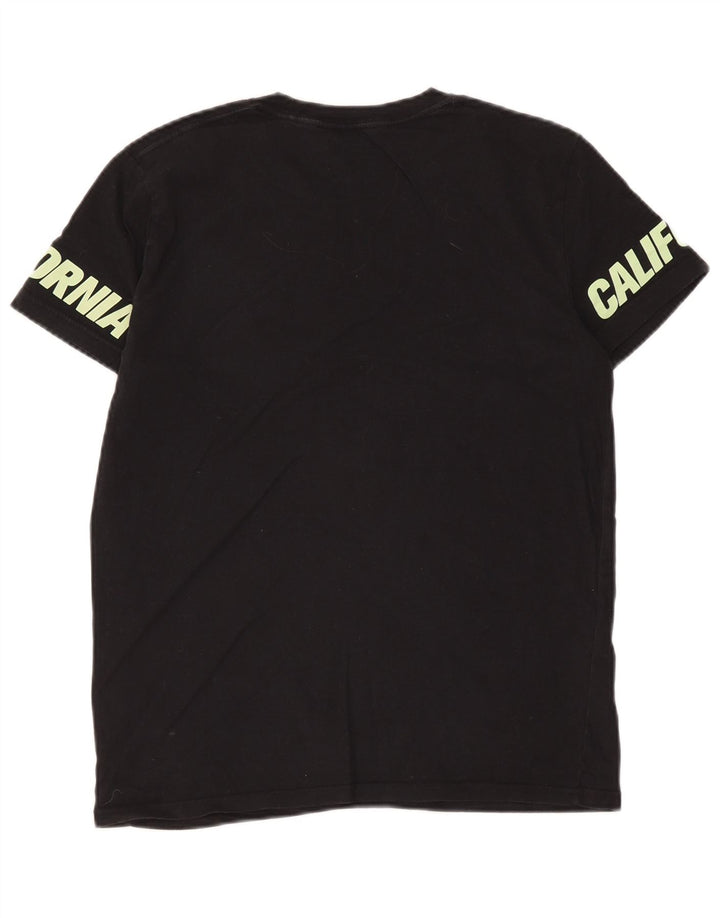 Hollister T-shirt graphique pour hommes, petit, noir