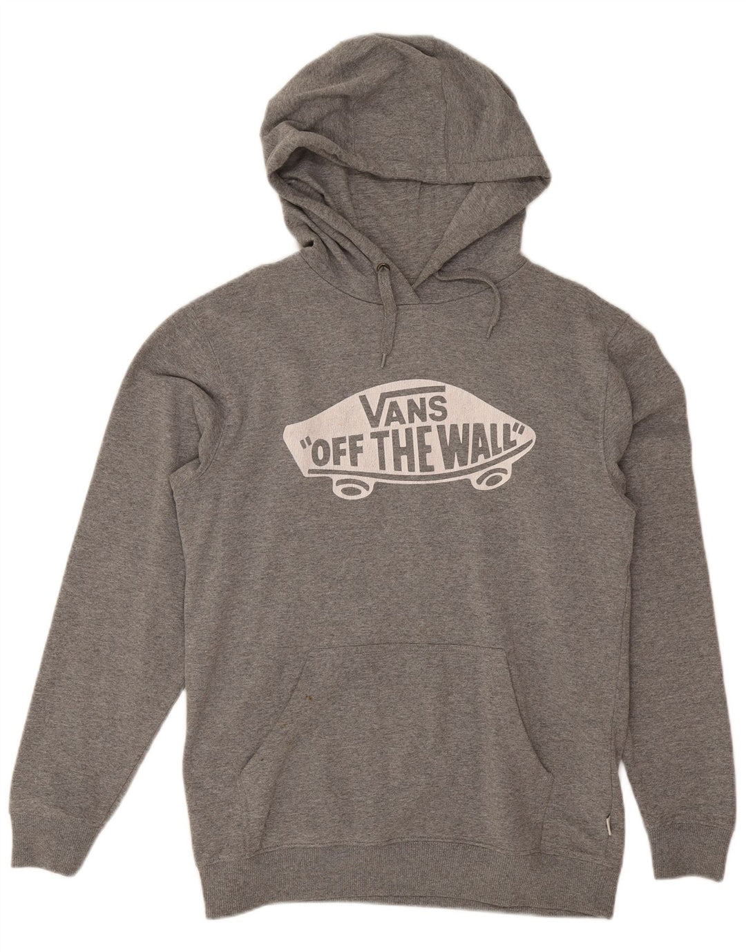 Vans Pull à capuche graphique pour homme Petit gris Coton