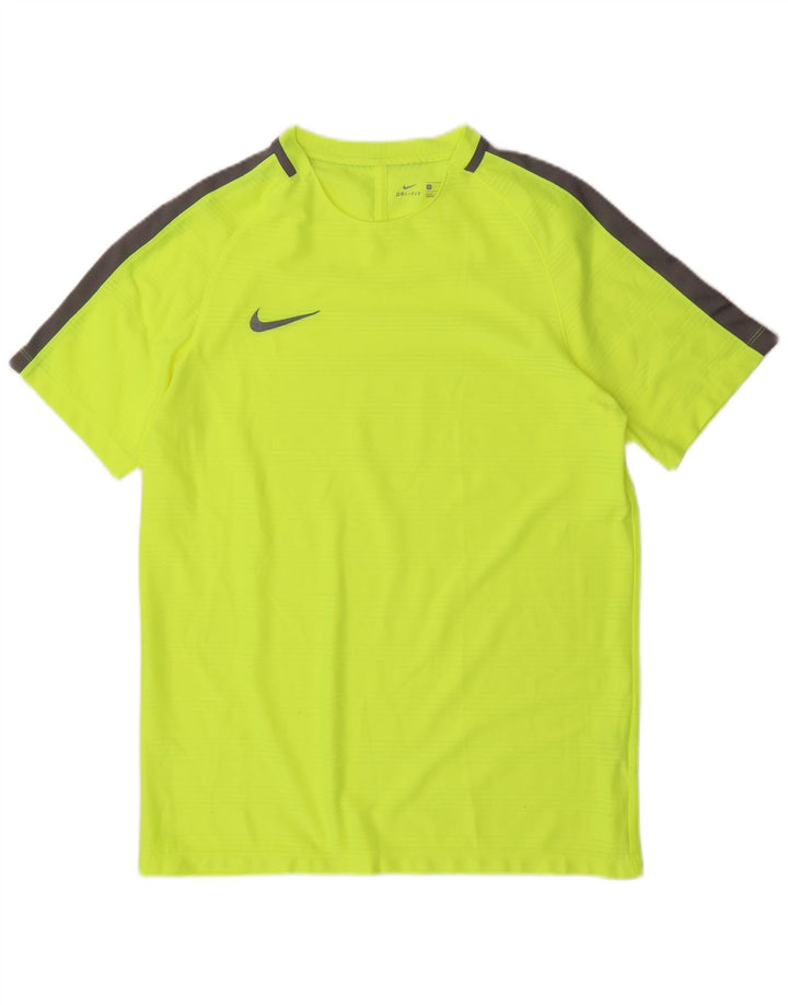 Nike Hommes Dri Fit T-Shirt Haut Large Vert Colorblock Polyester