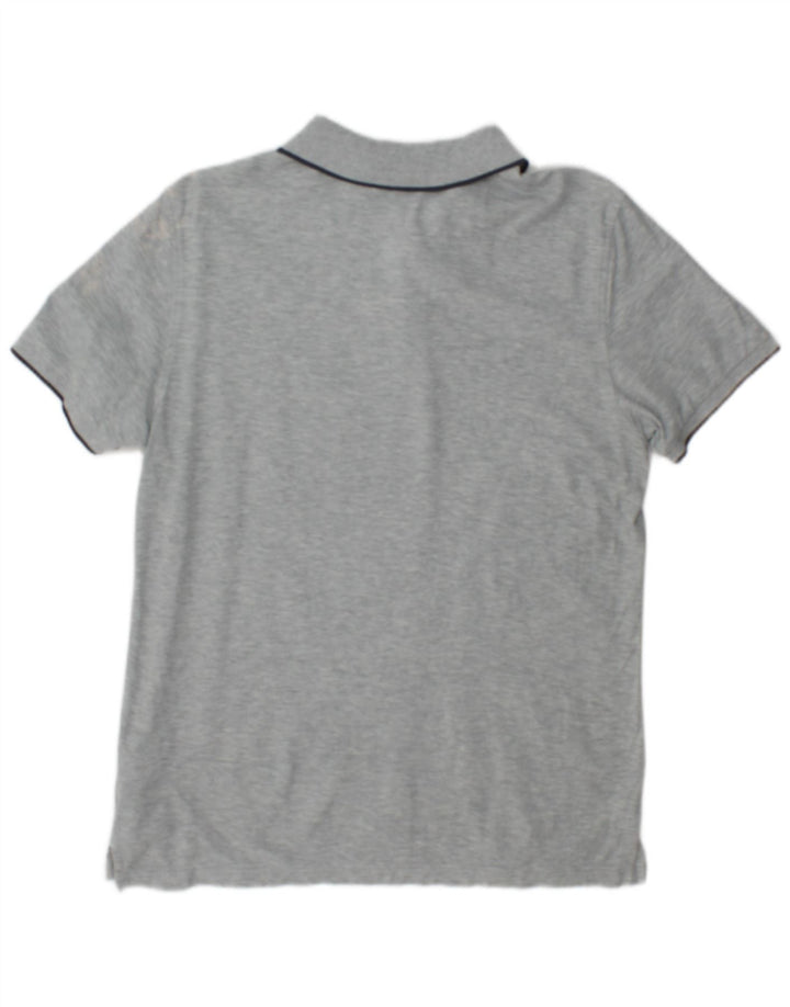 Calvin Klein Polo Homme Petit Gris Moucheté Coton