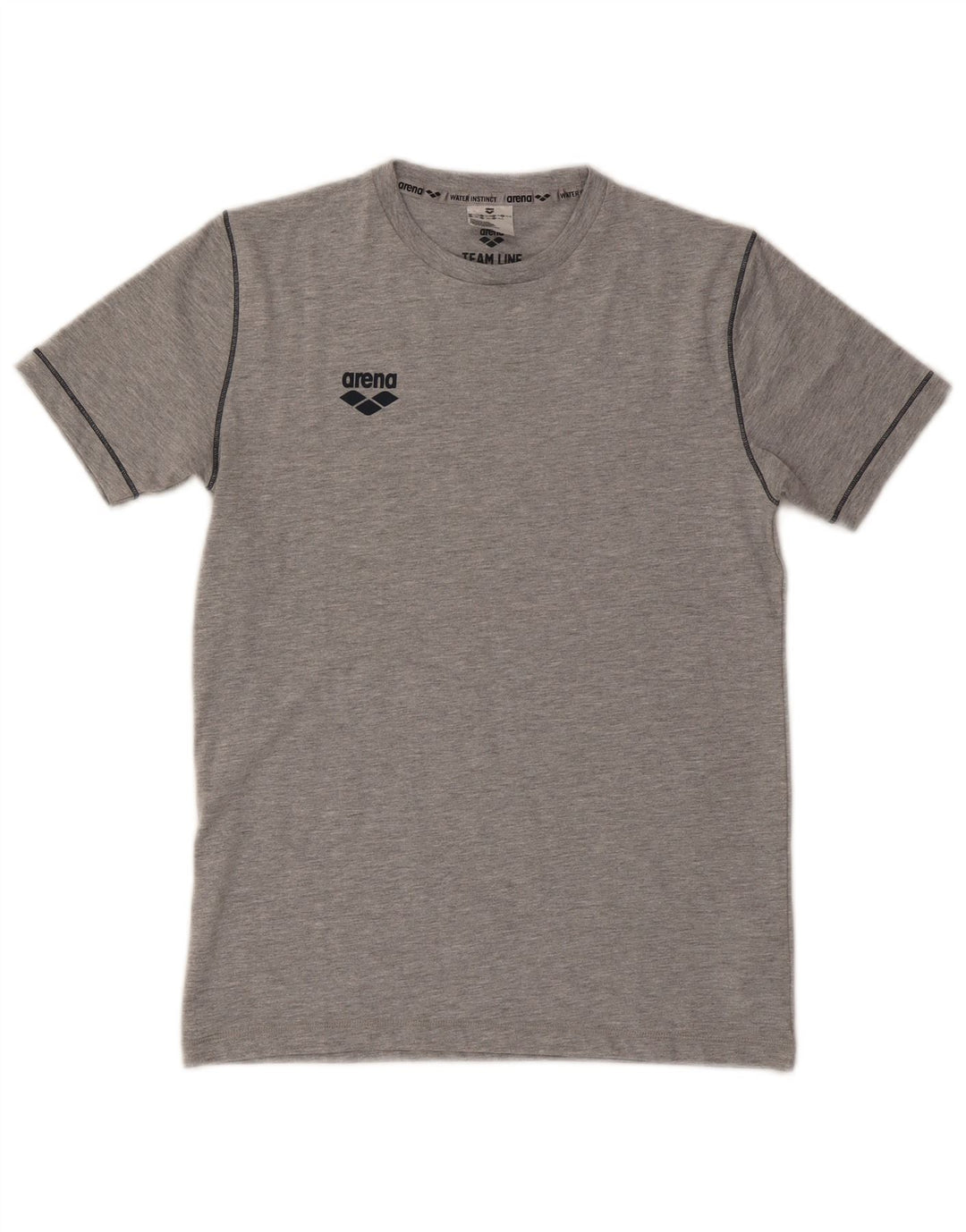 ARENA T-Shirt Garçon 14-15 ans Gris Coton