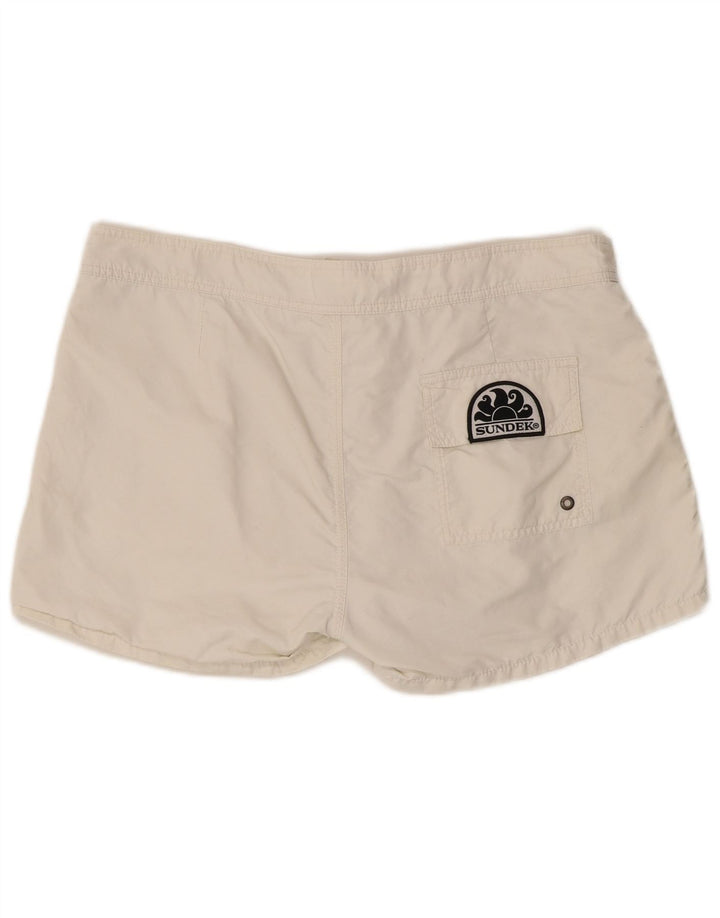 Sundek Short de bain homme grand nylon blanc