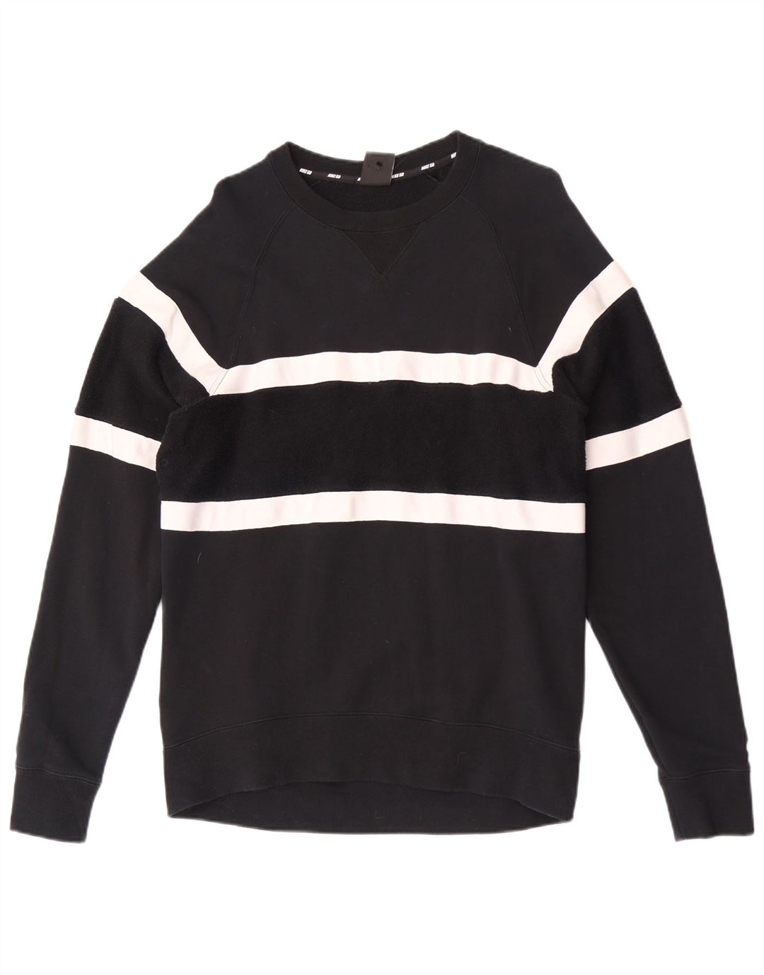 Nike Sweat-shirt en coton color block noir moyen pour homme