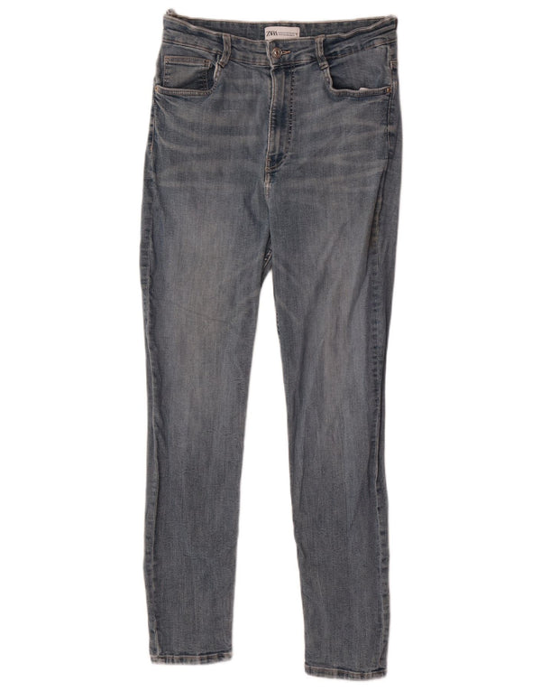 Zara Jean skinny pour femme EU 42 Large W32 L27 Bleu