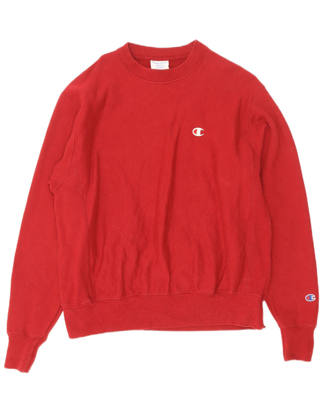 Champion Reverse Weave Sweatshirt Pull Homme Rouge Moyen Coton