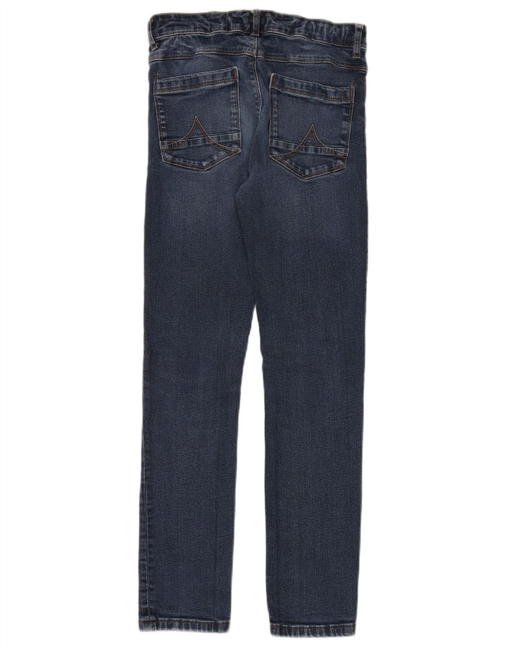 FAT FACE Jean droit fille 12-13 ans W28 L28 bleu coton