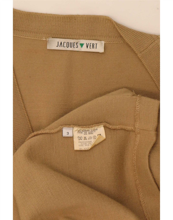 Jaques Vert Cardigan long pour femme UK 16 Large Beige