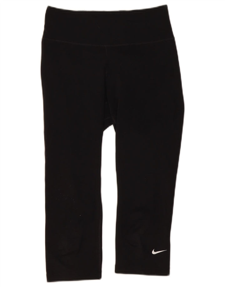Nike Legging Capri Dri Fit Femme UK 6 XS Noir Polyester