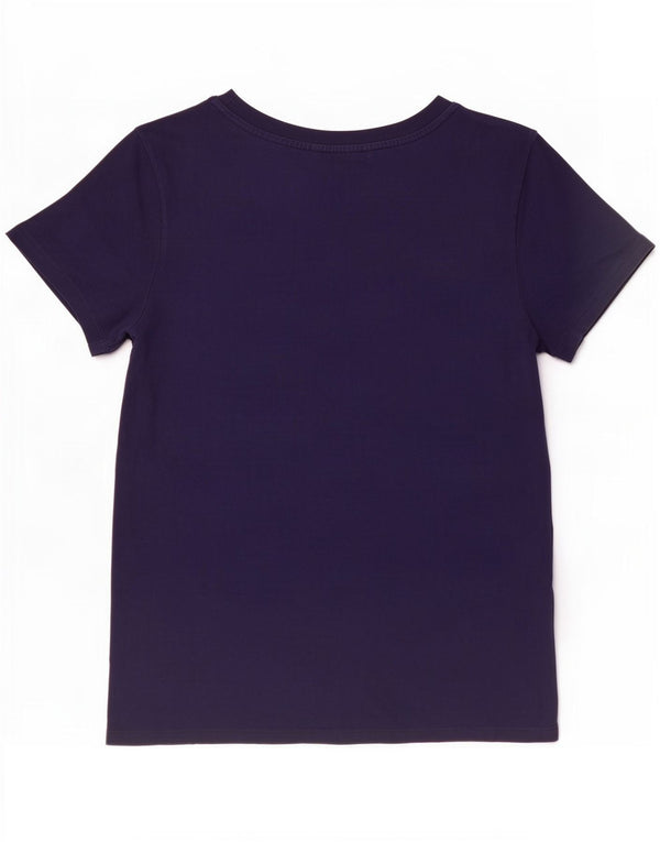 Levi's T-Shirt Femme UK 14 Bleu Marine Moyen Coton