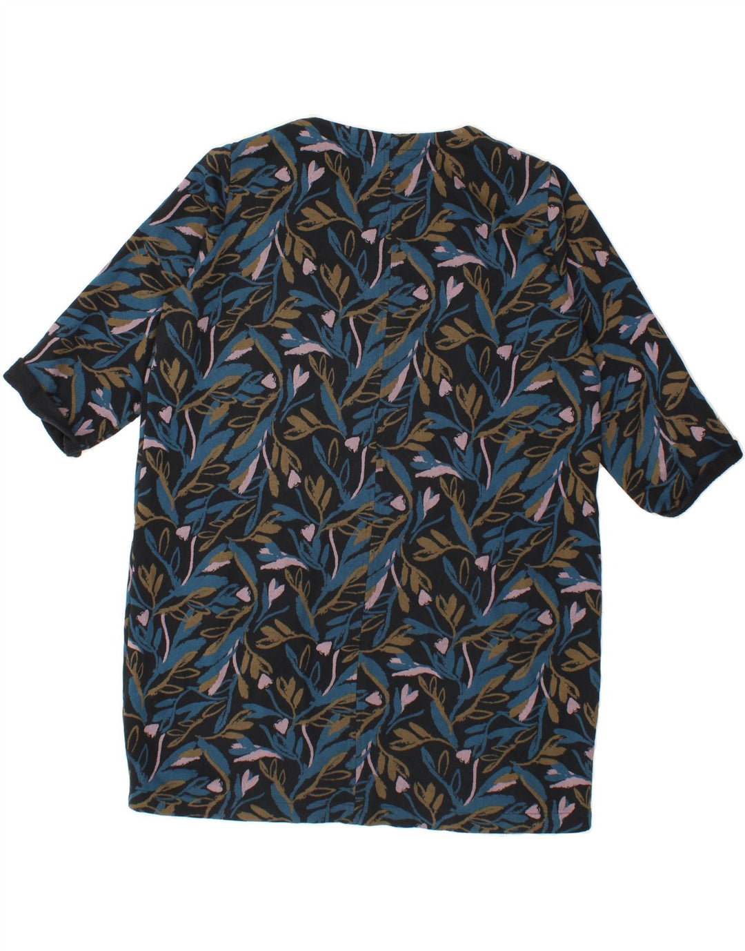 SEASALT CORNWALL Womens 3/4 Sleeve Jumper Dress UK 14 Large Navy Blue Vintage Seasalt Cornwall and Second-Hand Seasalt Cornwall from Messina Hembry 