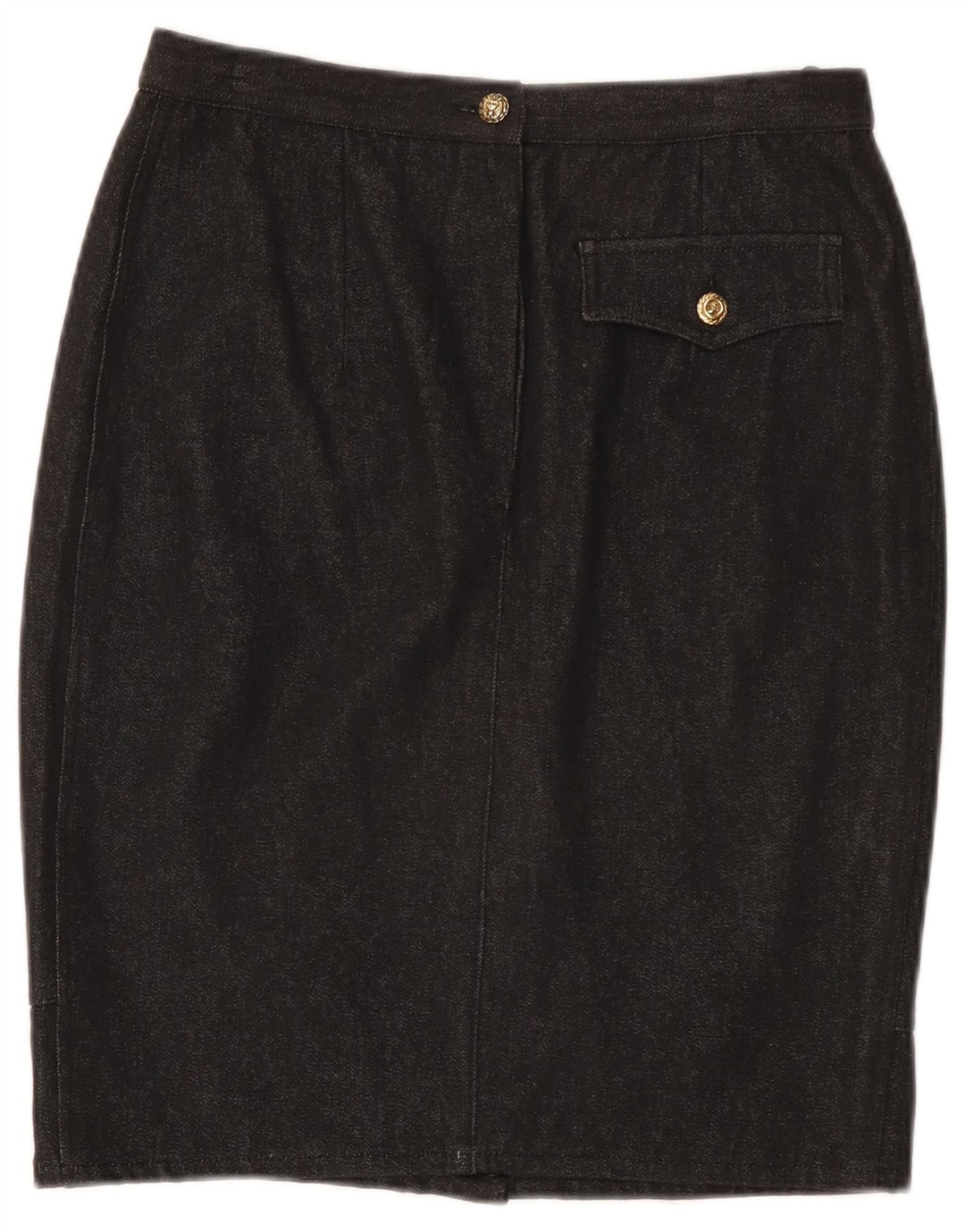 Giorgio Grati Jupe en jean pour femme IT 44 Medium W28 Noir