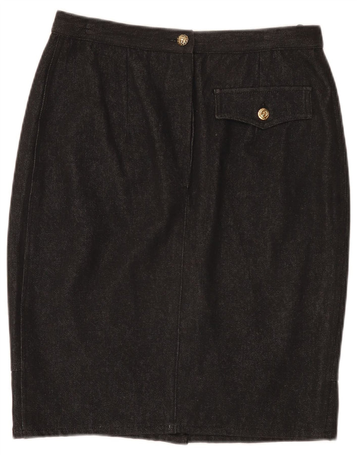 Giorgio Grati Jupe en jean pour femme IT 44 Medium W28 Noir
