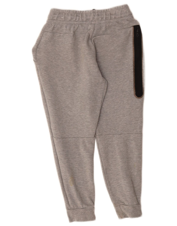 Nike Pantalon de survêtement pour garçon 8-9 ans Petit gris chiné en coton