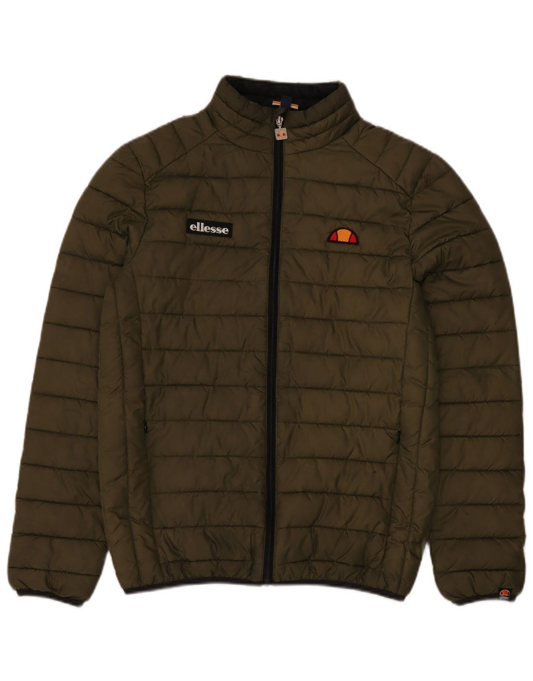 Ellesse Veste matelassée pour homme UK 36 Small Kaki Polyester