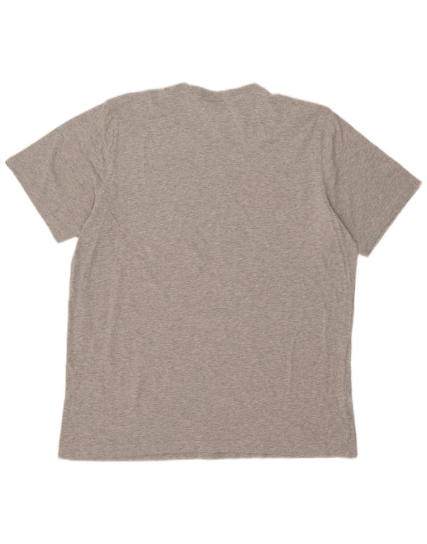 Adidas Mens Graphic T-Shirt Top XL Gris Coton