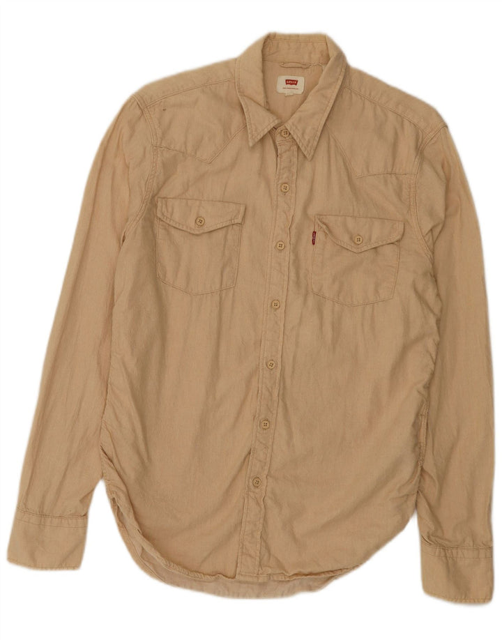 LEVI'S Chemise Homme Beige Moyen Coton